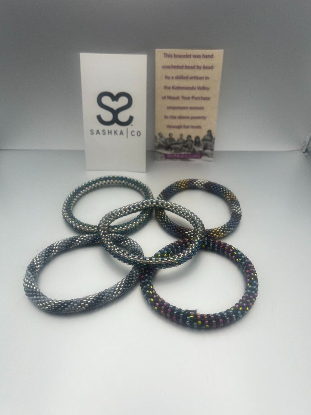 the Sashka Co. bracelets